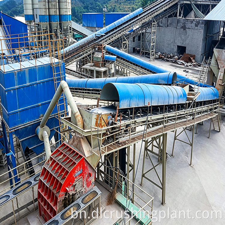 two stage limestone crushing line